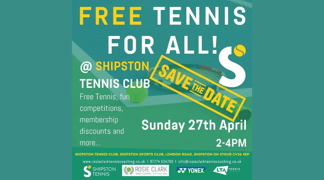 Free Tennis for All – Join Us at Shipston Tennis Club